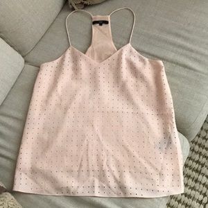 SOLD Tibi sz2 racerback tank top. Light salmon/pink